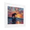 Stupell Industries Sunset Surf Elephant Framed Print Under Glass, design by Ziwei Li